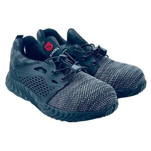 SUADEX Steel Toe Shoes Unisex Anti Slip Safety Shoes Women Size 8 Men Size 6.5